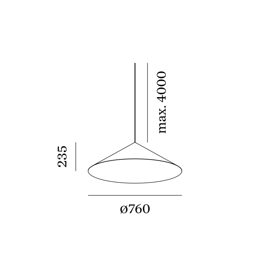 Pendant lamp ARTEMIDE, Nur75