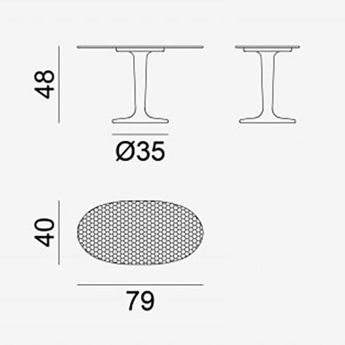 Table GERVASONI, Gray 39