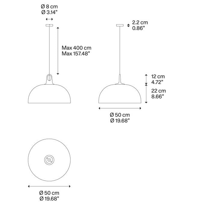 Pendant lamp LODES, Kelly 1