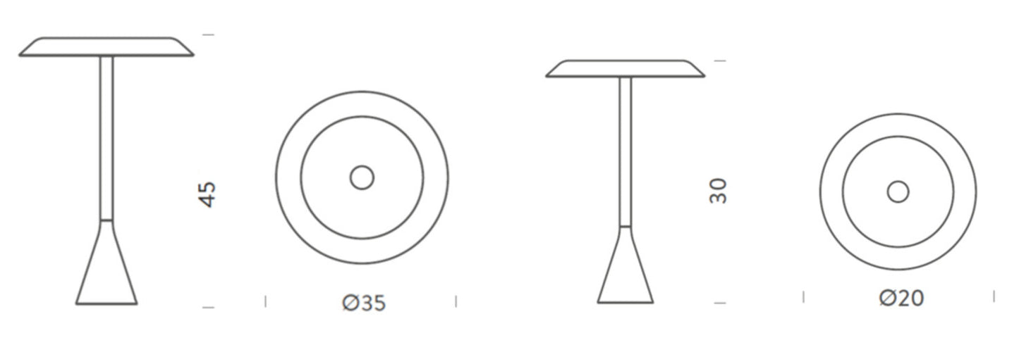 Desk lamp LIGNE ROSET, Very Thin