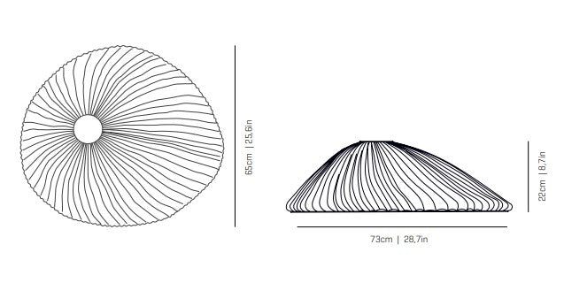 Ceiling/wall lamp FOSCARINI, Folio
