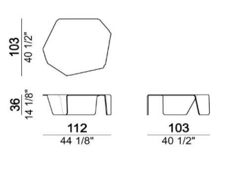 Coffee table ARKETIPO, Chimera