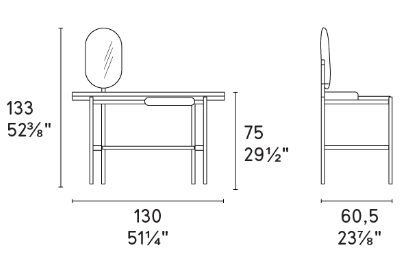 Desk/Make-up table CALLIGARIS, Madame