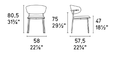 Chair CALLIGARIS, Oleandro metal