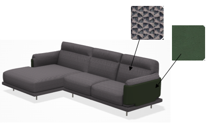 Sofa DITRE ITALIA, Skin