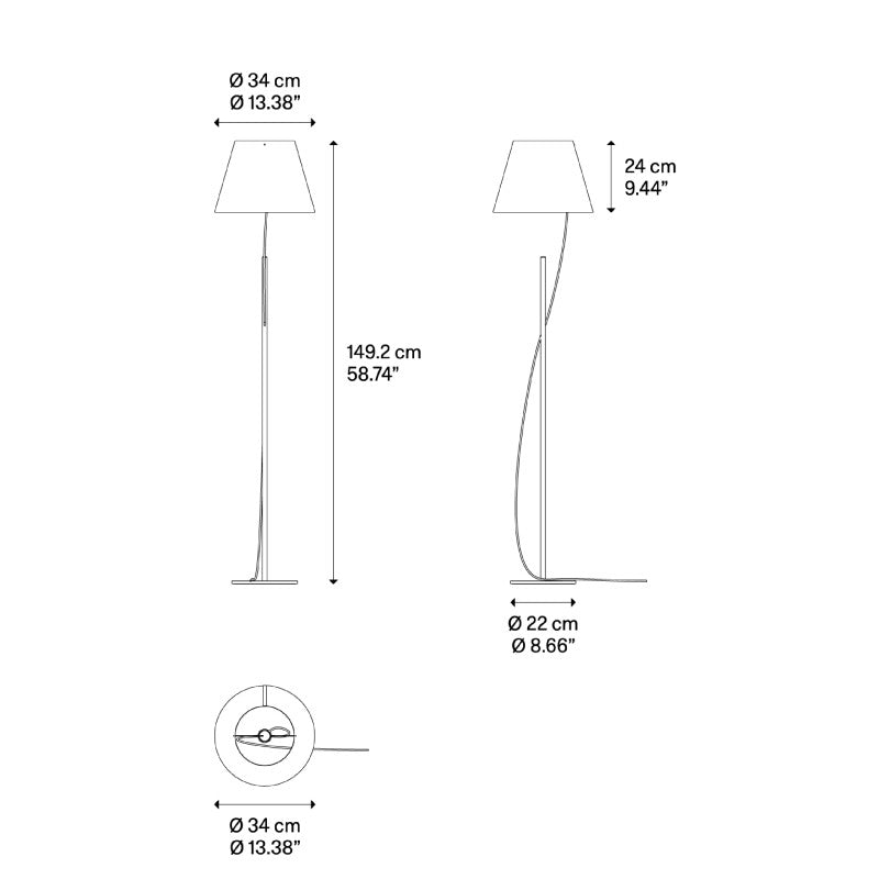 Floor lamp ARTEMIDE, Fiamma