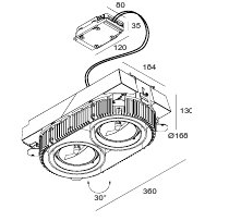 Recessed lamp DELTA LIGHT, Maestro