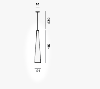 Pendant lamp FOSCARINI, Tite