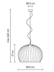 Pendant lamp KARMAN, Sahara
