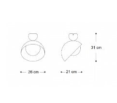 Wall lamp ARTEMIDE, Melampo