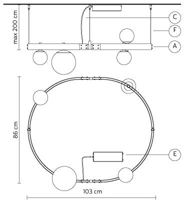 Pendant lamp KARMAN, Sahara