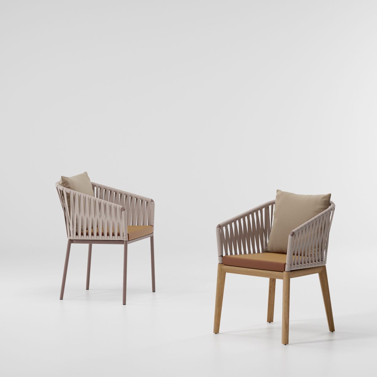 Outdoor chair KETTAL, Bela Rope