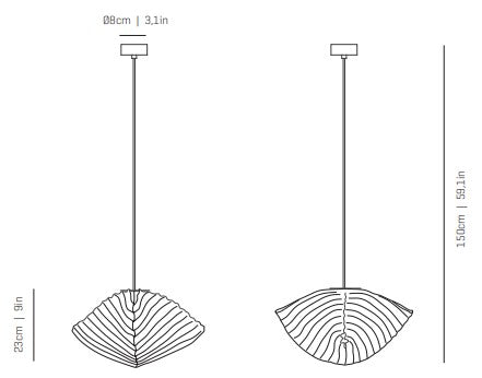 Pendant lamp LODES, Kelly 2