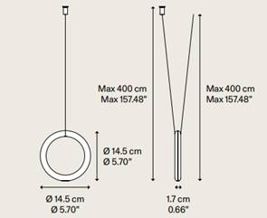 Pendant lamp LODES, Ivy