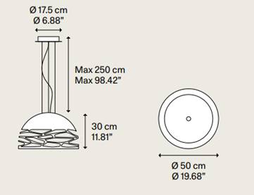 Pendant lamp LODES, Kelly 1