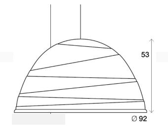 Pendant lamp MARTINELLI LUCE, Babele