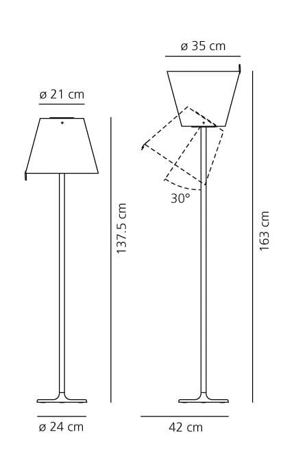 Floor lamp ARTEMIDE, Fiamma