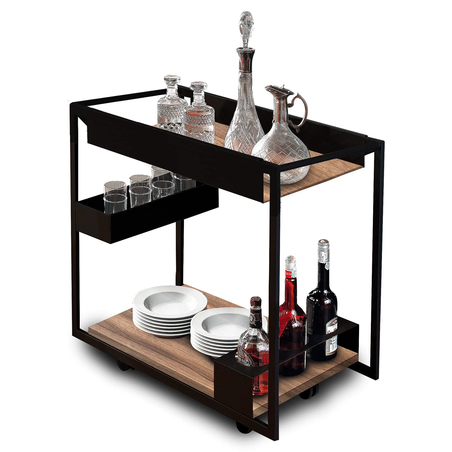 Serving trolley CATTELAN, Mojito Wood