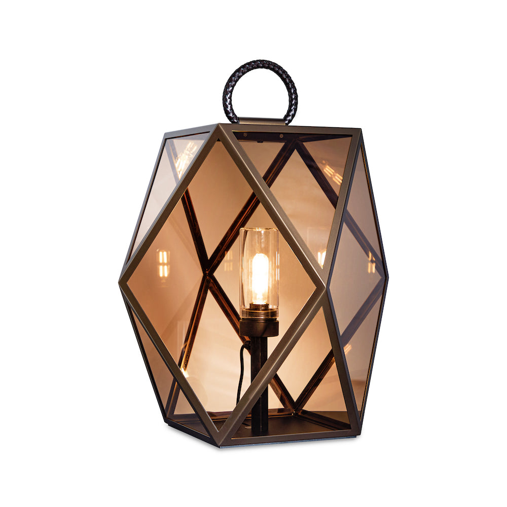 Outdoor floor lamp CONTARDI, Muse (small, bronze)