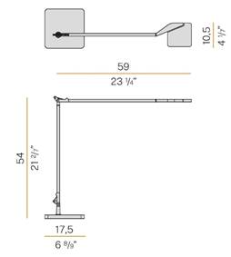 Table lamp PANZERI, Jackie