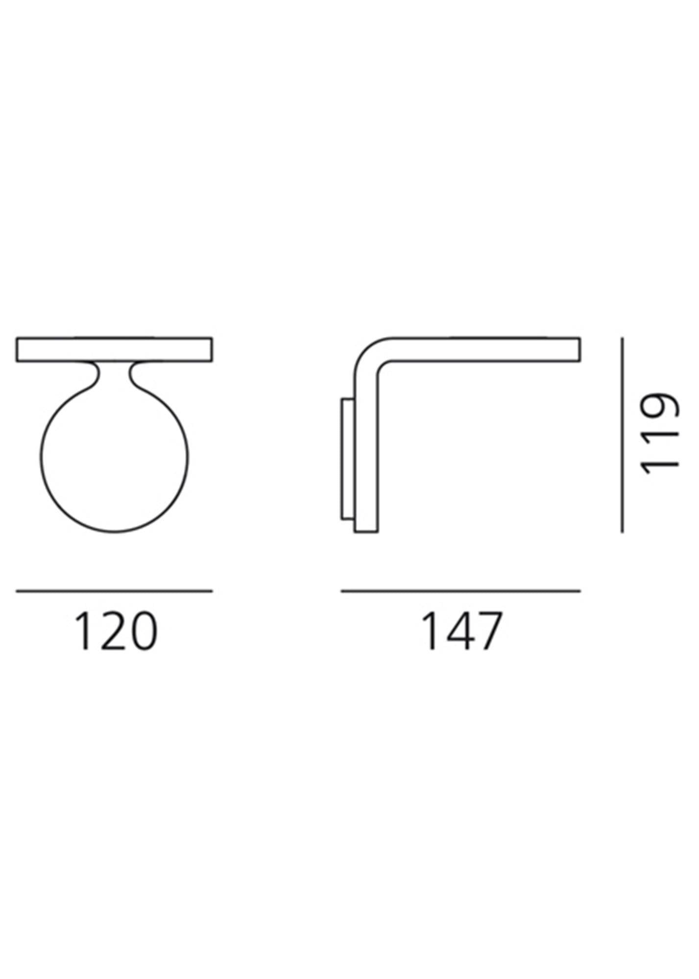 Wall lamp ARTEMIDE, Melete