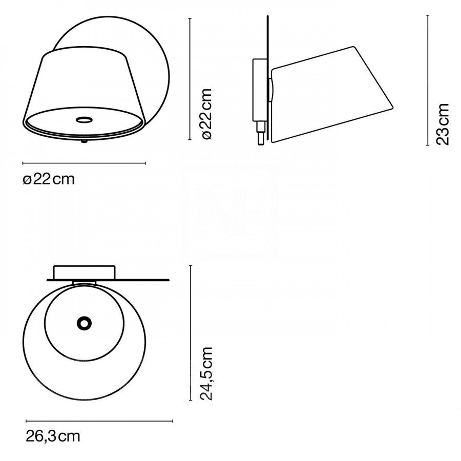 Wall lamp FARO, Tila