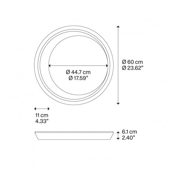Ceiling lamp ARTEMIDE, Polinnia