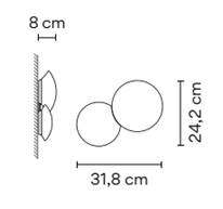 Wall lamp VIBIA, Puck