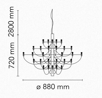 Pendant lamp LODES, Ivy