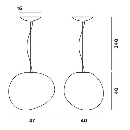 Pakabinamas šviestuvas FOSCARINI, Gregg