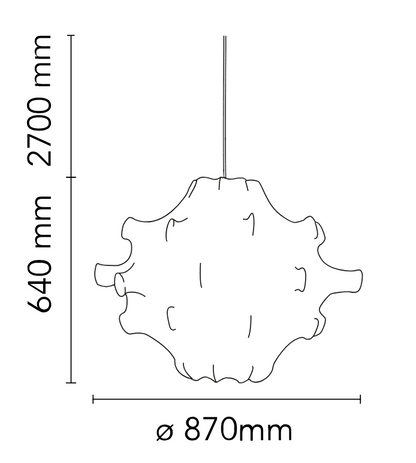 Pendant lamp LODES, Ivy