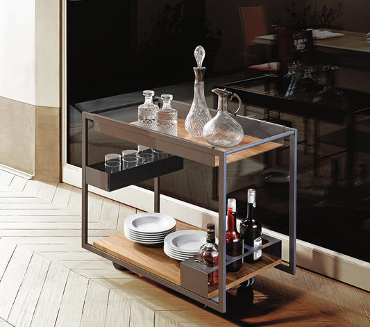 Serving trolley CATTELAN, Mojito Wood