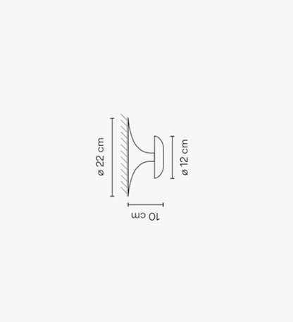 Sieninis šviestuvas VIBIA, Funnel